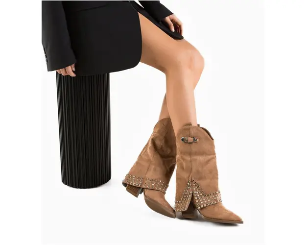 Cizme dama Guillot Camel