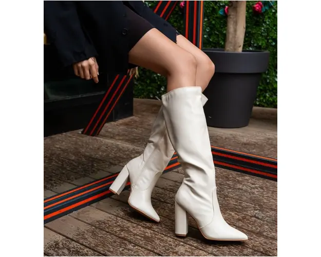 Cizme dama Hifumi Bej