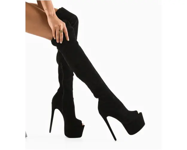 Cizme dama Johann Negre