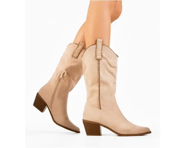 Cizme dama Kasey Bej