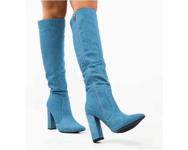 Cizme dama Sian Albastre