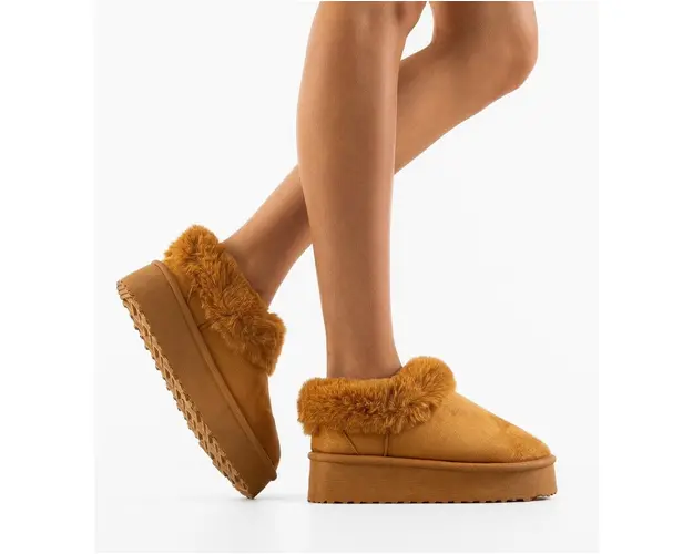 Cizme tip Ug Jaden Camel