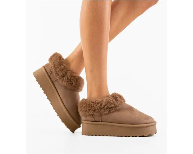 Cizme tip Ug Jaden Khaki