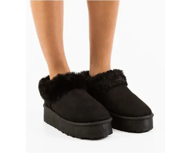 Cizme tip Ug Jaden Negre