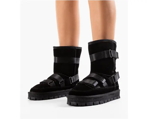 Cizme tip Ug Kolenaz Negre