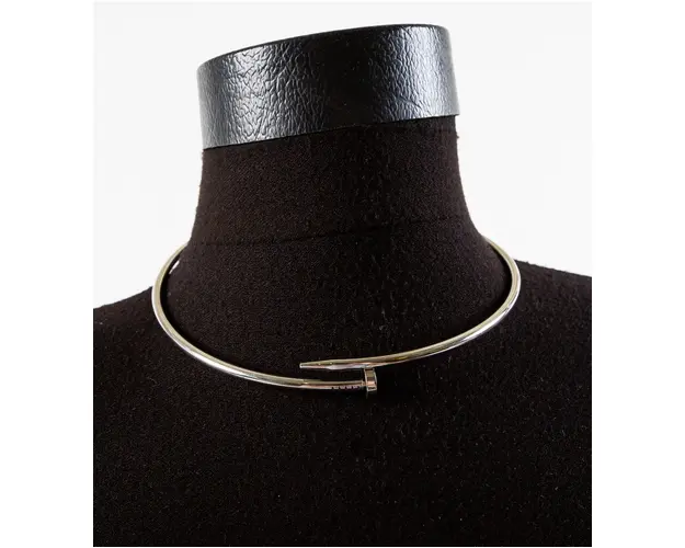 Colier Nail Argintii