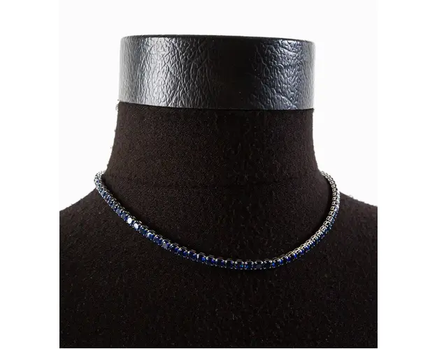 Colier Tenis Albastru