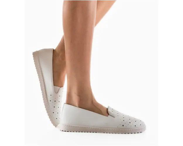 Espadrile Casual Starru Albe