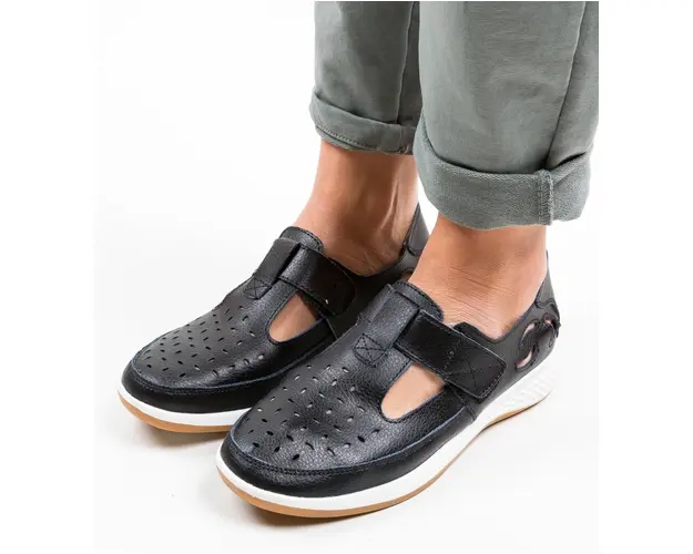 Espadrile Casual Vletea Negri