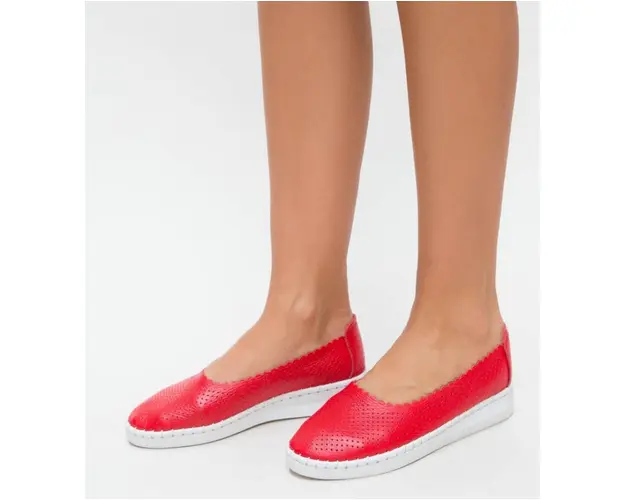 Espadrile Iasmina Rosii