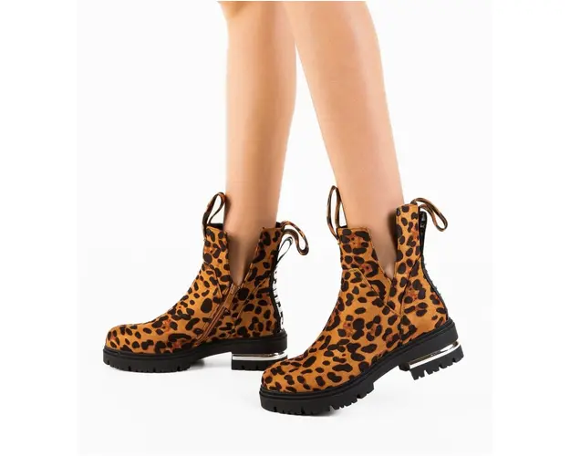 Ghete dama Bjarne Animal Print