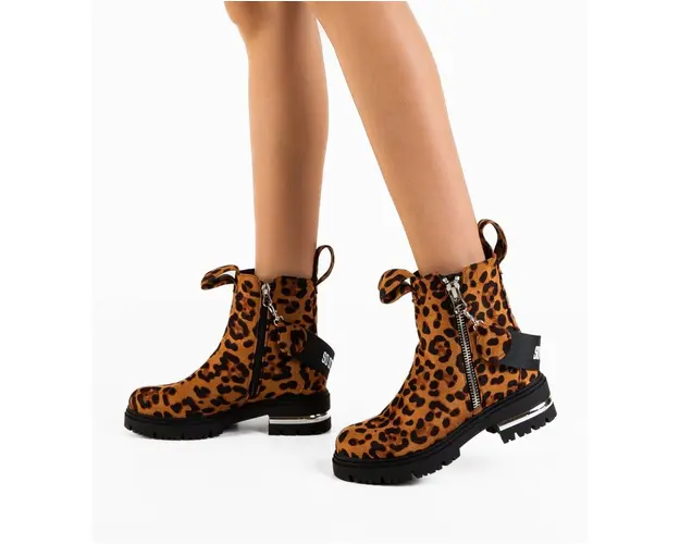 Ghete dama Kaylen Animal Print