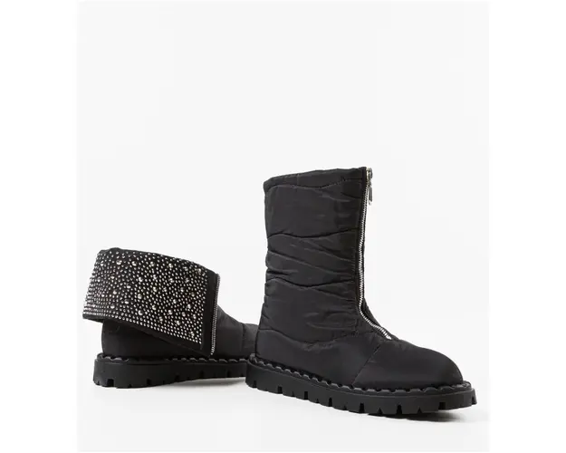 Ghete dama Krystal Negre