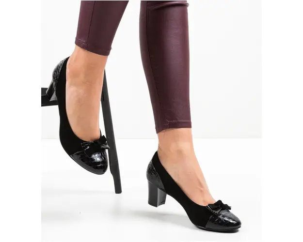 Pantofi Almopa Negri