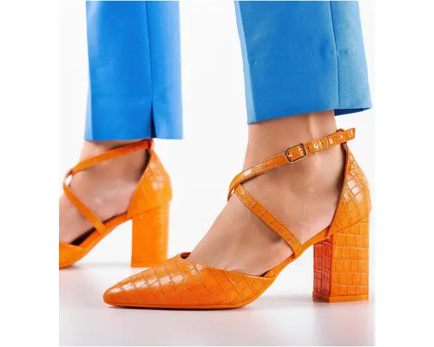 Pantofi Azaan Portocalii