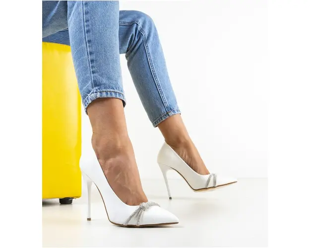 Pantofi Casette Albi