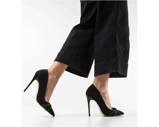 Pantofi Casette Negri 2