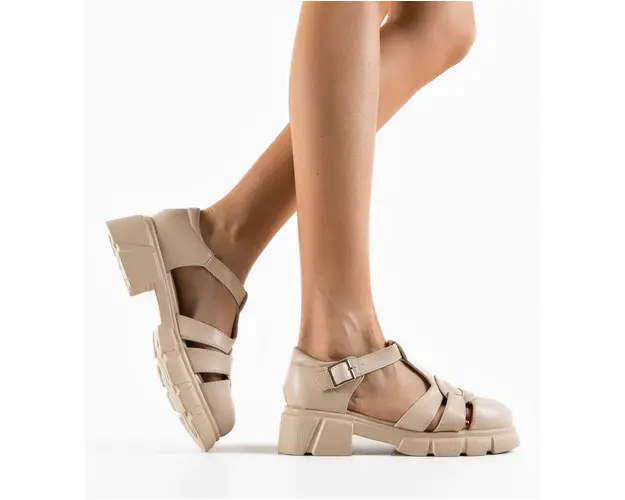 Pantofi Casual Amilia Bej