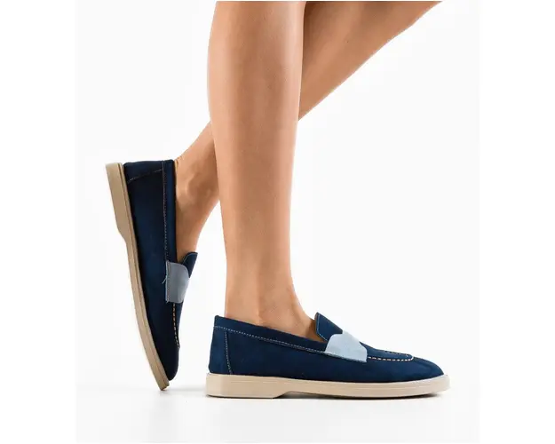 Pantofi Casual Andrey Albastri 2