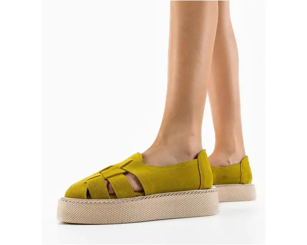 Pantofi Casual Anura Galbeni