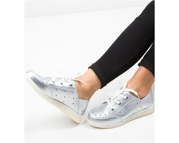 Pantofi Casual Bessie Argintii