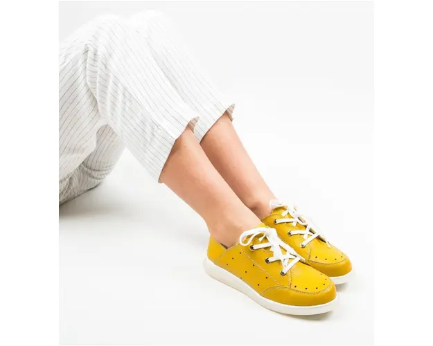 Pantofi Casual Bessie Galbeni