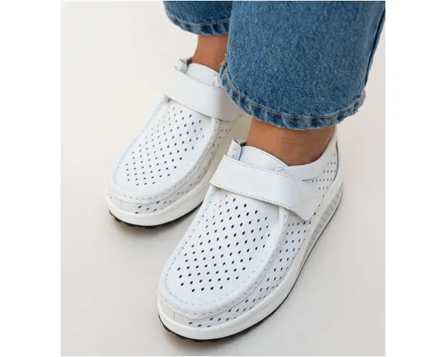 Pantofi Casual Bozta Albi