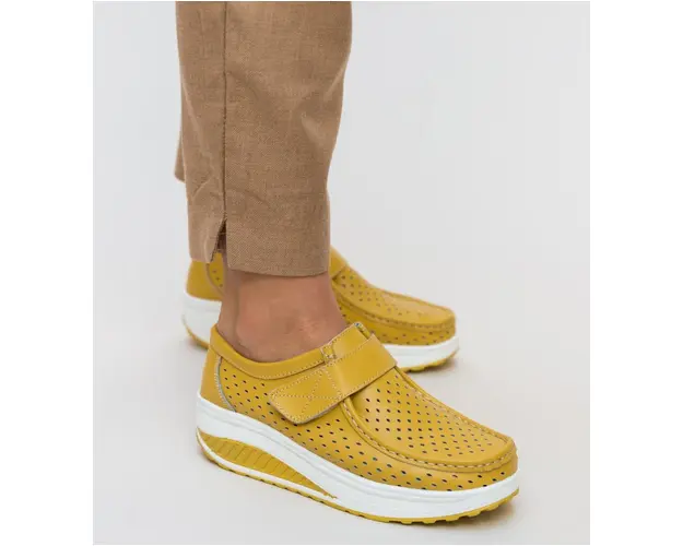 Pantofi Casual Bozta Galbeni