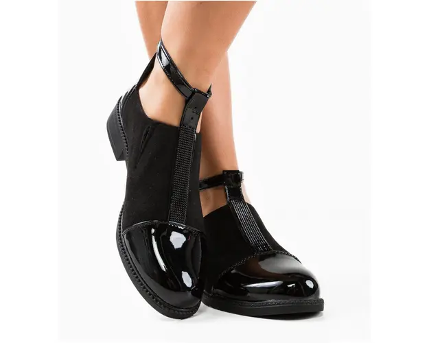 Pantofi casual dama Avantaz Negri 3