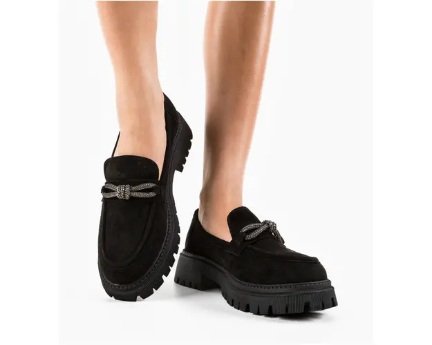 Pantofi Casual dama Bovra Negri