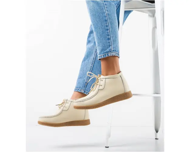 Pantofi Casual dama Defendo Bej