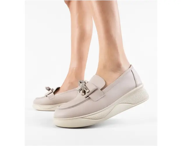 Pantofi casual dama Eacona Roz