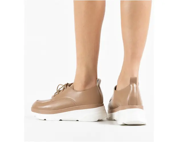 Pantofi casual dama Frelly Khaki