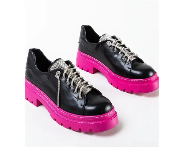 Pantofi casual dama Friday Negri 4