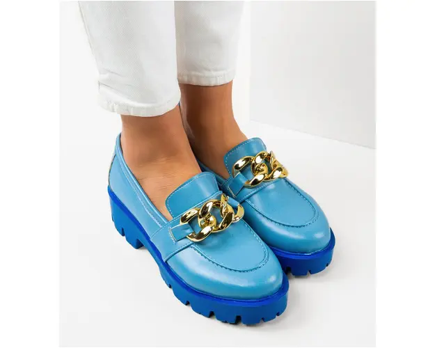 Pantofi Casual dama Gely Albastri