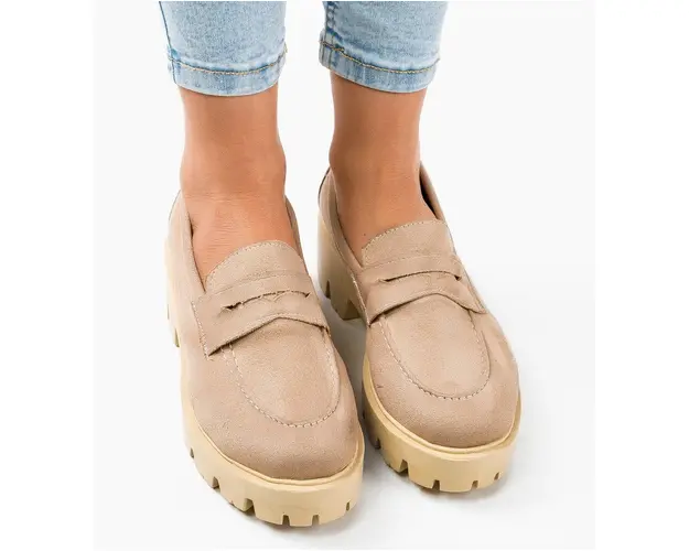 Pantofi Casual dama Gyna Bej 2