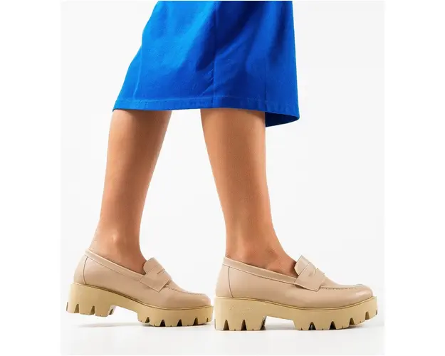 Pantofi Casual dama Gyna Bej