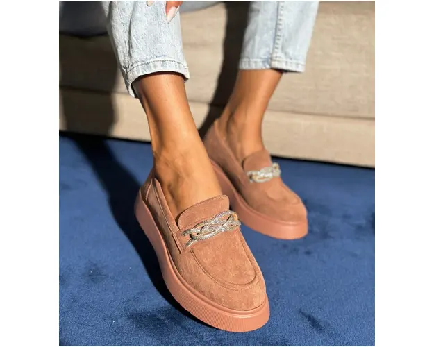 Pantofi Casual dama Hallel Camel
