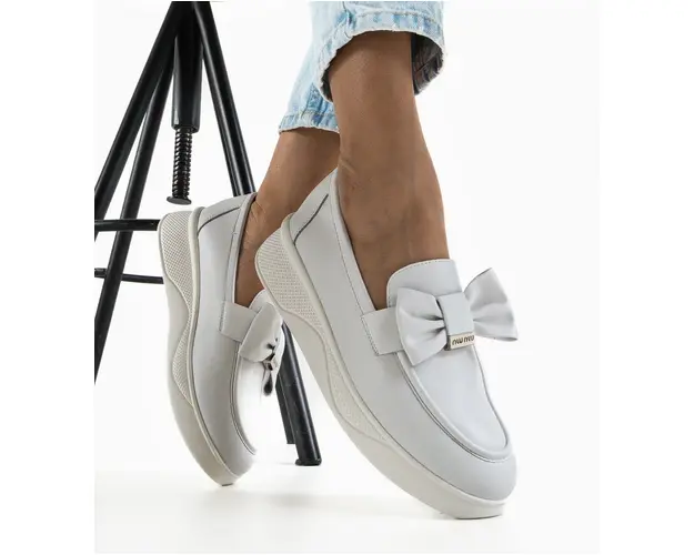 Pantofi casual dama Kejona Albi