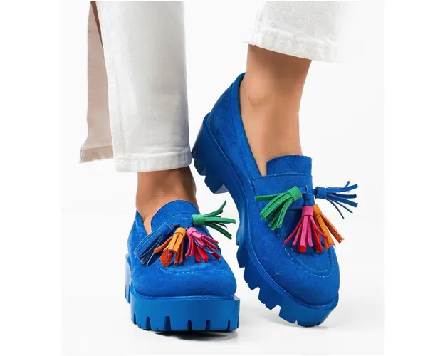 Pantofi Casual dama Kuciure Albastri