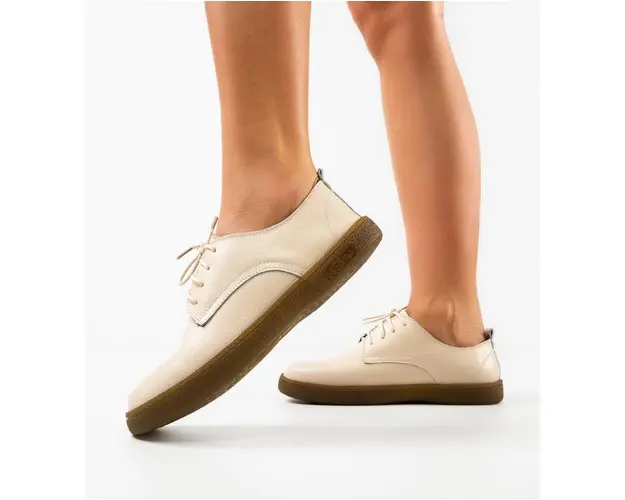 Pantofi casual dama Lactose Bej