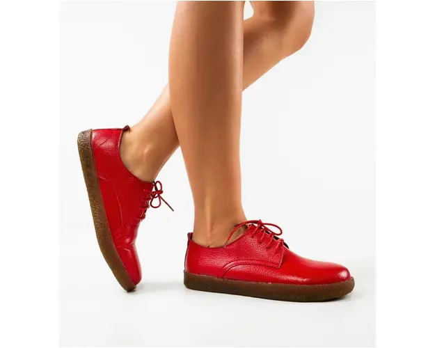 Pantofi casual dama Lactose Rosii