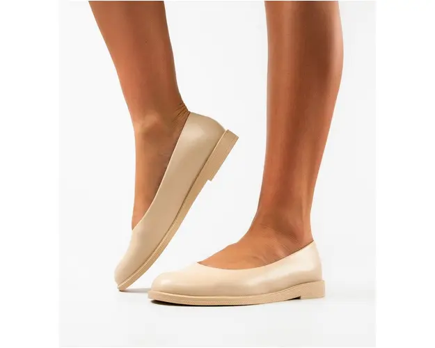 Pantofi casual dama Larafa Bej