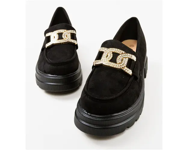 Pantofi casual dama Loukios Negri