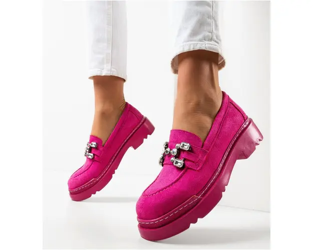 Pantofi Casual dama Maraya Fuchsia
