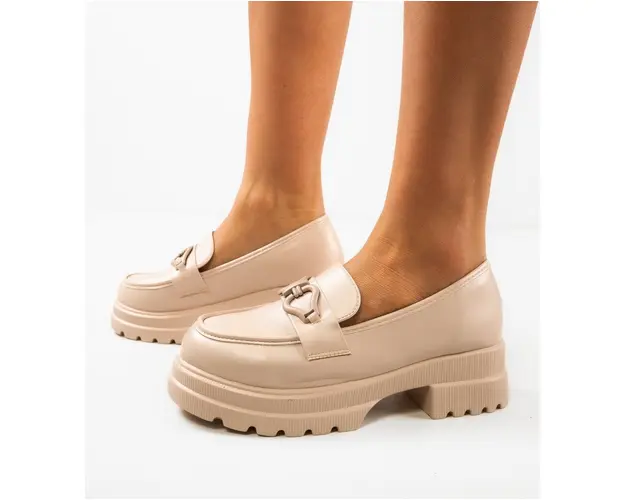 Pantofi casual dama Medrod Bej