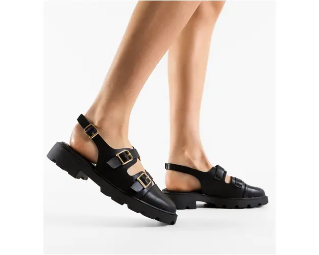 Pantofi casual dama Moldavit Negri