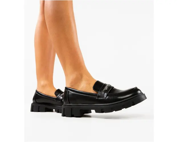 Pantofi casual dama Sacipo Negri 2