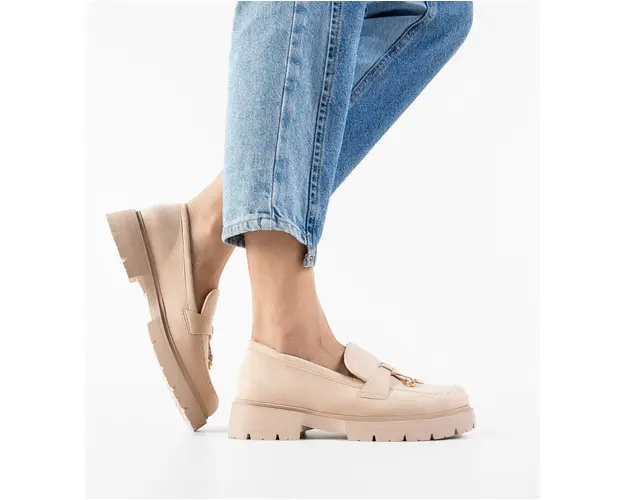 Pantofi casual dama Sardonix Bej