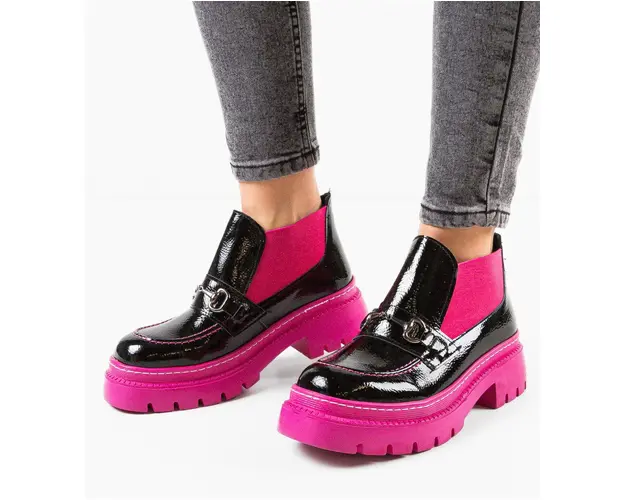 Pantofi Casual dama Soga Fuchsia